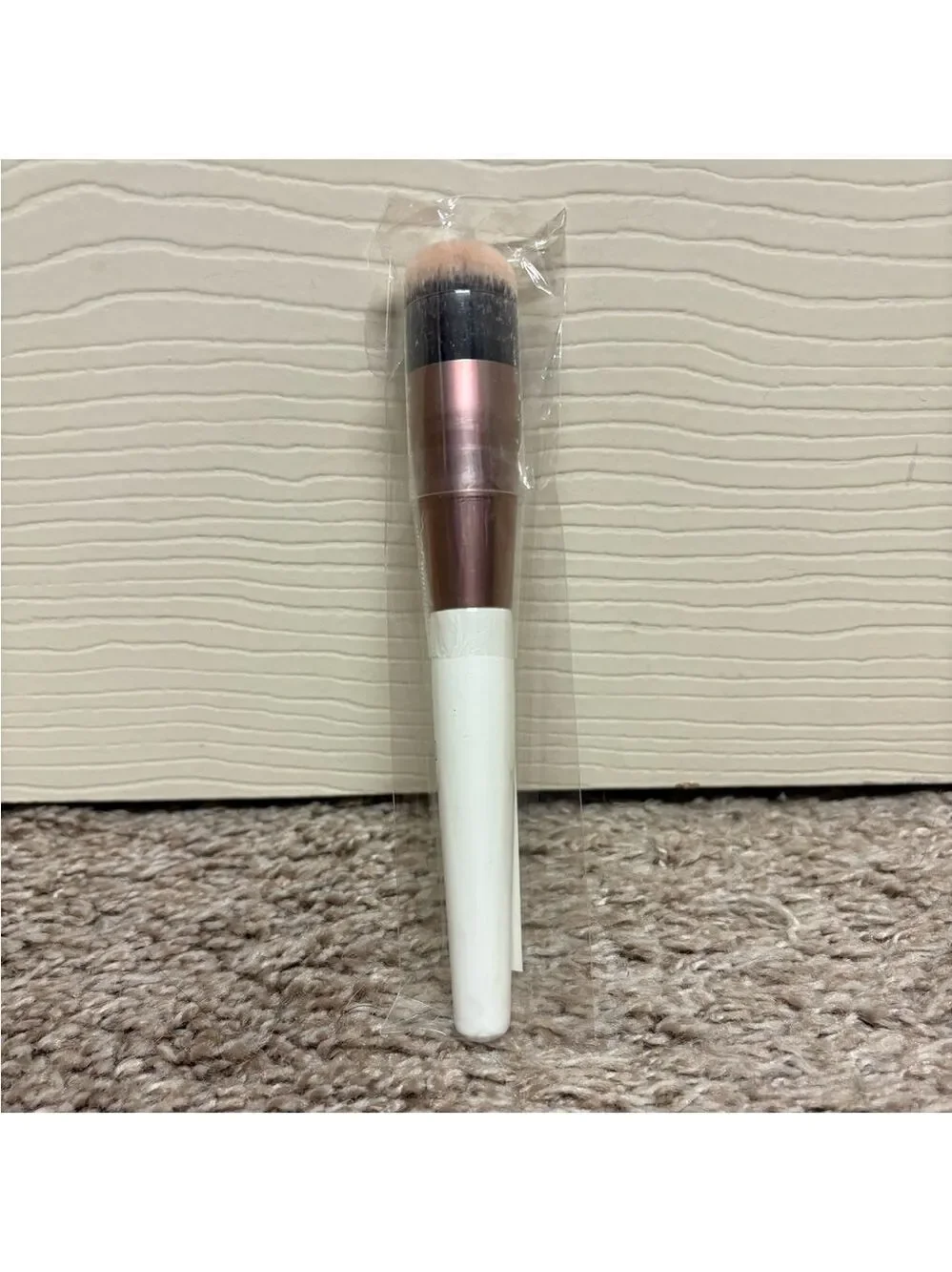 Ever Face 2 Foundation Brush vegan cruelty free synthetic bristles new in bag